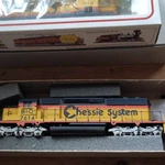 Bachmann Ho 1:87 Chessie System Emd DD40X Diesel Locomotive #7614 Dc. Fixed Price $45.00.