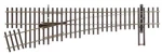 Walthers Ho Code Nickel Silver Dcc Friendly Number Turnout Left 948-70013. Fixed Price $36.98.