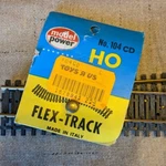 Ho Model Power Flex Track NO.104 Cd 6 Pieces Of 35" Nos Made In Italy. Fixed Price $24.95.