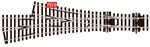 Peco SL-E199 Ho Scale Code 75 Medium Radius 3 Way Asymmetric Turnout New. Fixed Price $81.57.