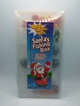 Christmas Santas Fishing Box Novelty Candy 2005 Sealed Chocolate Gummies. Fixed Price $7.49.