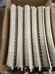 Msh-industrial Rail 1001067 12 Pieces O-36 Full Curve + Straight Roadbed Nos. Fixed Price $29.99.