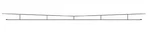 Peco LC153 Ho Scale Catenary System Contact Wire -- 14-3/16" 36CM PKG(5). Fixed Price $37.99.