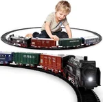 Train Set Toy For Kids, Locomotive Engine Battery Powered Railway, XT-12, Deao. Fixed Price $27.76.