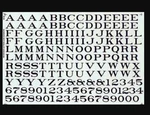 Microscale Decals 50002 1/48 Railroad Roman Alphabet Letters Numbers Black. Fixed Price $9.99.