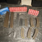 Lgb Train Tracks 46 Total Curved,straight, Ranging From 12-24INCHES. Fixed Price $550.00.