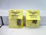 Pair Tomar Industries N-808 Scale Hayes Style Bumping Post New Bin G12. Fixed Price $9.95.