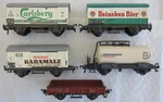 Fleischmann Ho 6EA. Freight Cars, 1970'S Originals From Germany-nice! $12 Ship!. Fixed Price $29.95.