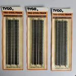 (12) 9" Tyco Tru-steel Straight Track #417 Nos (3) Packs (4) In Each. Fixed Price $21.50.