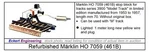 Refurbished Rklin Ho 7059 Light Stop Block, Prell Model Track. Fixed Price $15.25.