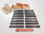 CX621-2# 18X Trix Express H0 Dc 20/1 Bakelite Track Piece Straight Box. Fixed Price $37.85.