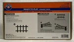 Lionel Ready To Play Straight Track Pack 1/4 12 Pieces Black 7-11826 New. Fixed Price $19.99.