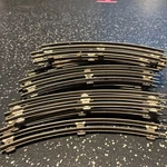 Original 1950 15 Sections Lionel Gauge 072 Curve Tracks Great Condition Works. Fixed Price $55.00.