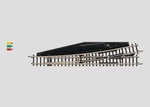 Marklin 8562 Z Mini-club 4-3/8" 13 Left Electric Turnout. Fixed Price $56.99.