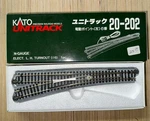 Kato #20-202 Elect Left Hand Turnout #6- 1PC. Gauge. Fixed Price $24.99.