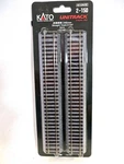Ho Gauge New Kato Unitrack Code 83 2-150 9 3/4" Straight Pieces. Fixed Price $14.50.