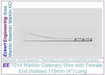 Exc 7014 Rklin Ho Catenary Wire, 4" Long, Female End, Overhead Pk 10. Fixed Price $27.66.