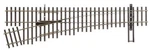 Walthers 948-70013 Ho Code Nickel Silver Dcc Friendly NO.4 Left Hand Turnout. Fixed Price $32.24.