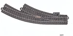 Marklin Ho 3-RAIL Track Right Hand Manual Curved Turnout 24672. Fixed Price $40.98.