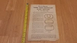 Lionel How To Operate Hand Control Switches Instructions For No. 042. Fixed Price $9.95.