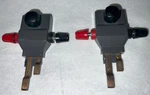 2- Mth Realtrax #40-1003 Illuminated Lock-on Gauge Used Tested. Fixed Price $13.00.