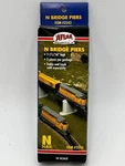 Atlas #2543 Scale Bridge Piers 3-PACK Railroad Track Support Accessories New. Fixed Price $16.90.