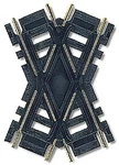 Atlas Ho Custom-line Crossing Code 100 60-DEGREES 3IN 7.6CM, Black Ties 175. Fixed Price $16.98.
