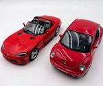 1:18 Scale Diecast Models Bburago Dodge Viper RT/10 & Volkswagen. Fixed Price $39.99.