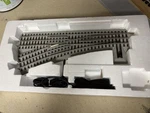 Lionel O60 Fastrack Remote Left Hand Switch 6-16828. Fixed Price $50.00.