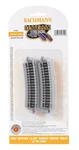 Bachmann 44822 Scale 12.5" Radius Curve Half E-z Track Nickel Silver (6 Pcs). Fixed Price $10.75.