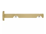 Aria H-rail Track Double Wall Bracket Rod Kit Satin Gold For Curtain. Fixed Price $25.98.