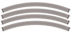 Set Of 4X NO.4 Radius Double Curve 333.4MM (13IN) Railtracks Peco ST-19. Fixed Price $36.39.