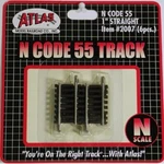 Atlas Scale New 2024 Code 55 Track 1 Straight (6 Pieces) 2007. Fixed Price $18.12.