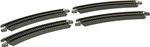 Bachmann Trains Snap-fit E-z Track 15 Radius Curved (4/CARD) Nickel. Fixed Price $36.82.
