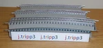 Lionel #12043 Fastrack Pieces O48 O-48 Curved Circle Gauge Train. Fixed Price $94.95.