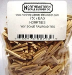 Ne-scale-lumber Railroad Ties Qty 750 Ho Model Scratch Supply. Fixed Price $22.65.