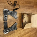 Lionel 022 Remote Controlled Switches, Left Right Hand With Box - Sold As Is. Fixed Price $30.00.