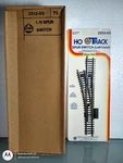 Twelve Ahm 2512-03 Ho Left Hand Spur Switch, Turnouts, New On Card, Full Case. Fixed Price $20.00.