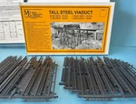 Micro Engineering Ho Tall Steel Viaduct 150 Ft Kit #75-514 Open Box Complete. Fixed Price $40.00.