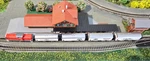 Marklin Z-scale # 88219 Db Cl 213 Heavy Diesel Switcher & Box Car Set, Ln. Fixed Price $379.75.