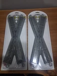 Bachmann Ho Ez-track 44540 30 Crossing Nickel Silver Nib Lot Of 2. Fixed Price $25.00.