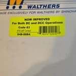Walthers/ Shinohara #948-8884 Lh #10 Dcc Friendly, New Old Stock. Fixed Price $26.50.
