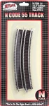Atlas Code 55 Track W/nickel-silver Rail & Brown Ties 12-1/2IN Radius Ful 2014. Fixed Price $11.98.