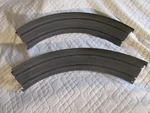 Aurora Afx (1972) Quik-lok Daytona #2545 12" Banked Curve Track Pair / Intact. Fixed Price $36.00.