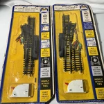 Ahm Ho Scale No. 4 Remote Control Switch Track Set - Left & Right Hand Pair. Fixed Price $20.00.