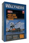 New Ho Walthers #933-3067 Pier And Traveling Crane Kit. Fixed Price $78.19.