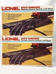 Vintage 1980 Lionel Steam O27 Gauge Remote Control Switches Left Hand 6-5121. Fixed Price $49.99.