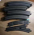 Bachmann Ez-track 18 Ho Gauge Railroad Train Curve Turnout Rerailer Lot. Fixed Price $74.99.