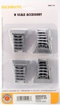 N-gauge Bachmann Graduated Trestle Set (26PCS). Fixed Price $17.99.