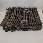 60PCS Huge Lot Of Lionel "o" Gauge Steel Train Track 10" Straights Curves. Fixed Price $89.99.